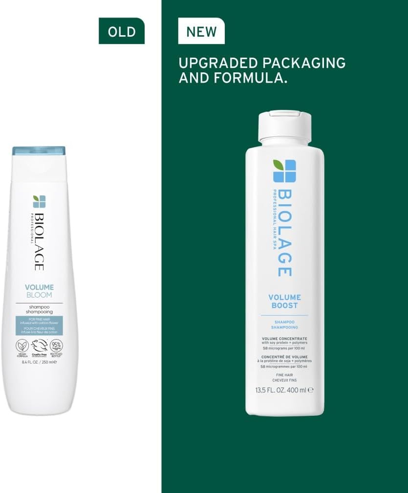 Thumbnail 1 de Biolage Volume Boost Shampoo (Soy Protein) for Fine Hair, Immediate Lift & Volume, 400ml