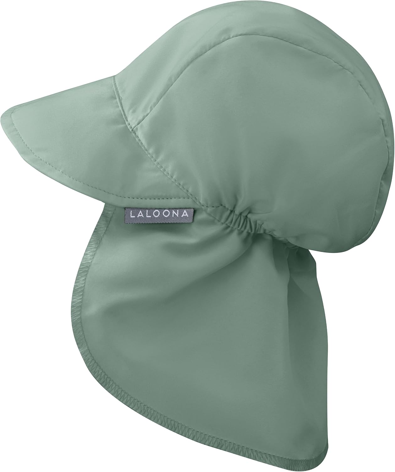 LaLoona Baby Schirmmütze UV 80+ mit Nackenschutz – atmungsaktiver Sonnenhut für 3–36 Monate