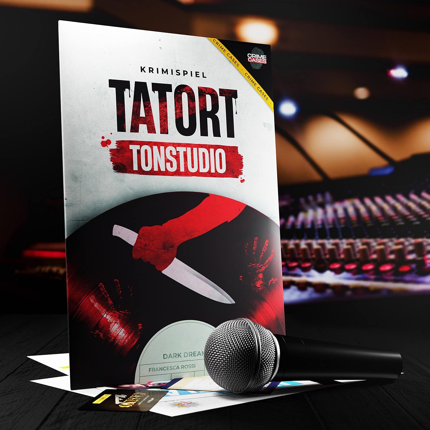Thumbnail 5 de CRIMECASES Tatort Tonstudio Krimispiel für Erwachsene