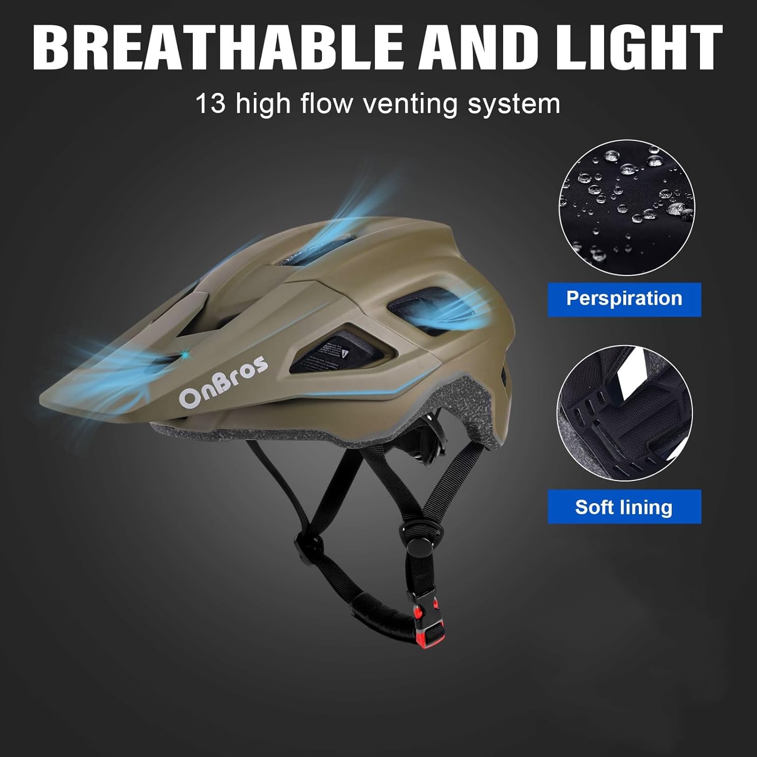Thumbnail 4 de OnBros Cycle Helmet: Lightweight Multisport Helmet for Men and Women