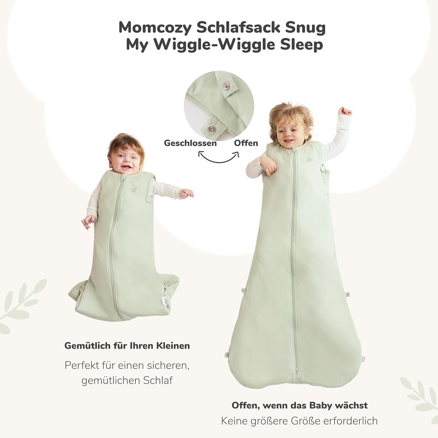 Thumbnail 4 de Momcozy Schlafsack Baby 1,5 TOG