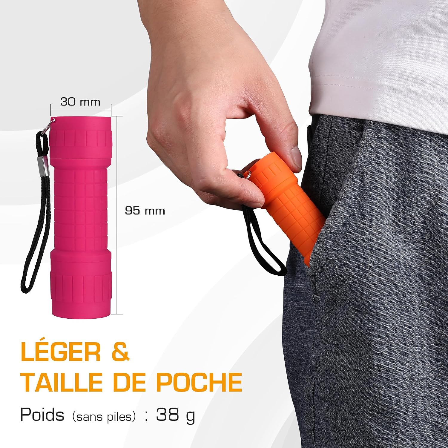 Detalle de EverBrite torche UV 395 nm 6 pièces