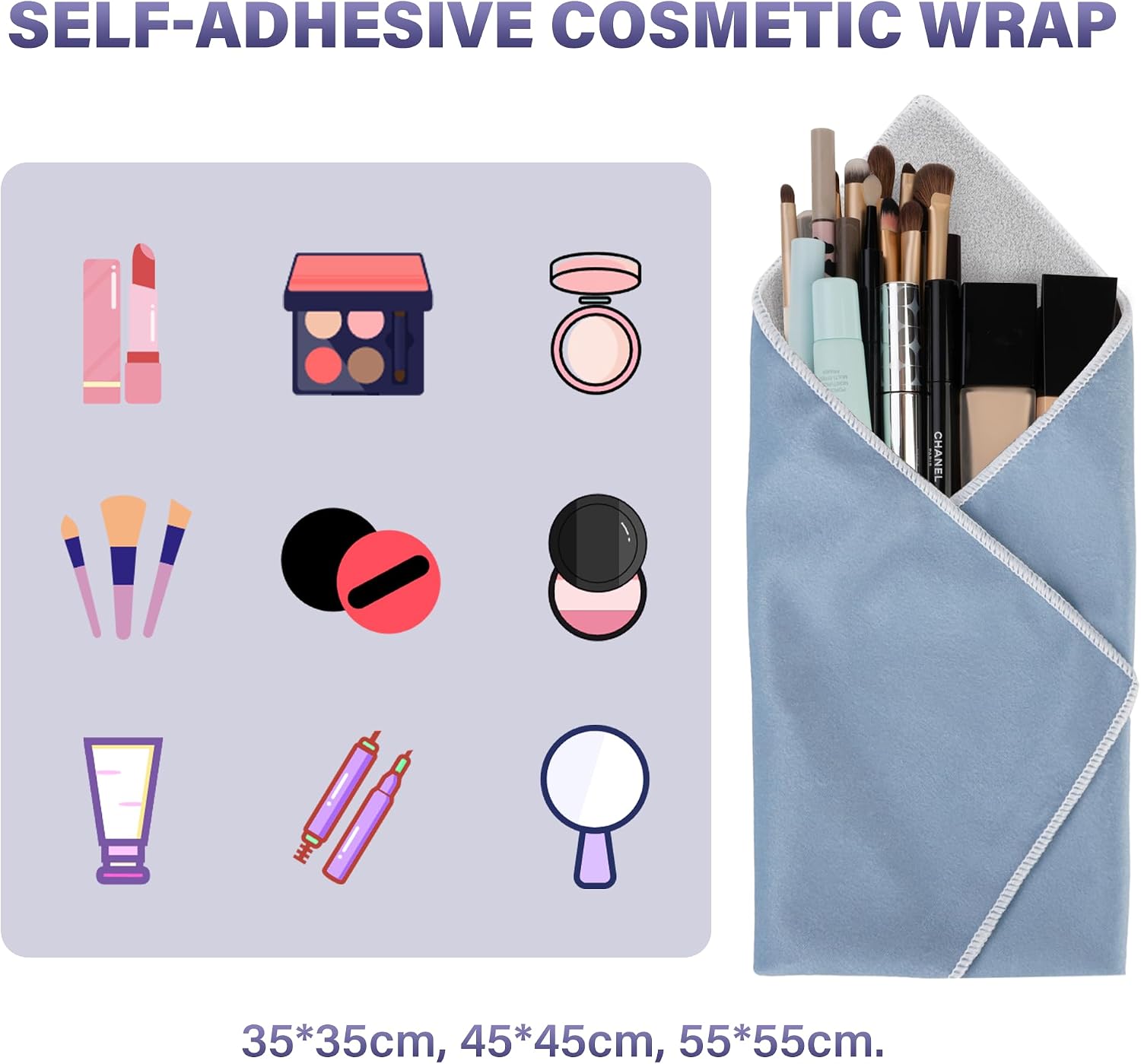 Detalle de WalkingWay Magic Blue 55cm Self-Adhesive Cosmetic Wrap (Protective, Scratch-Resistant)