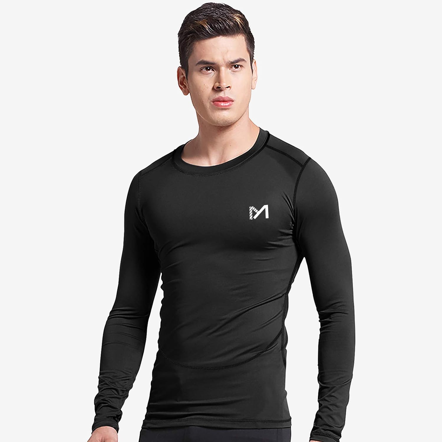 Detalle 2 de MEETYOO Kompressionsshirt Herren Funktionsshirt Langarm