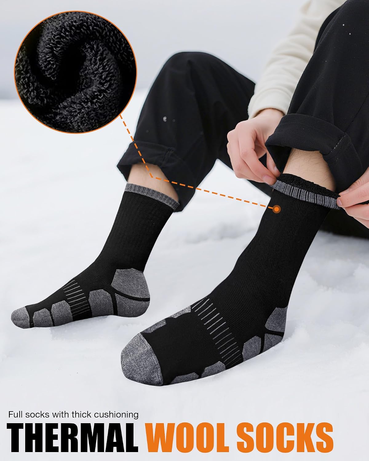 Thumbnail 5 de kaciixaa Merino Wool Socks 3 Pairs
