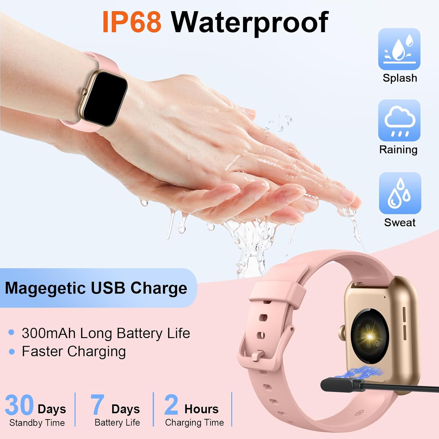 Thumbnail 6 de Fempoin Smart Watch T31: fitness, SpO2, sleep tracking and menstrual cycle logging