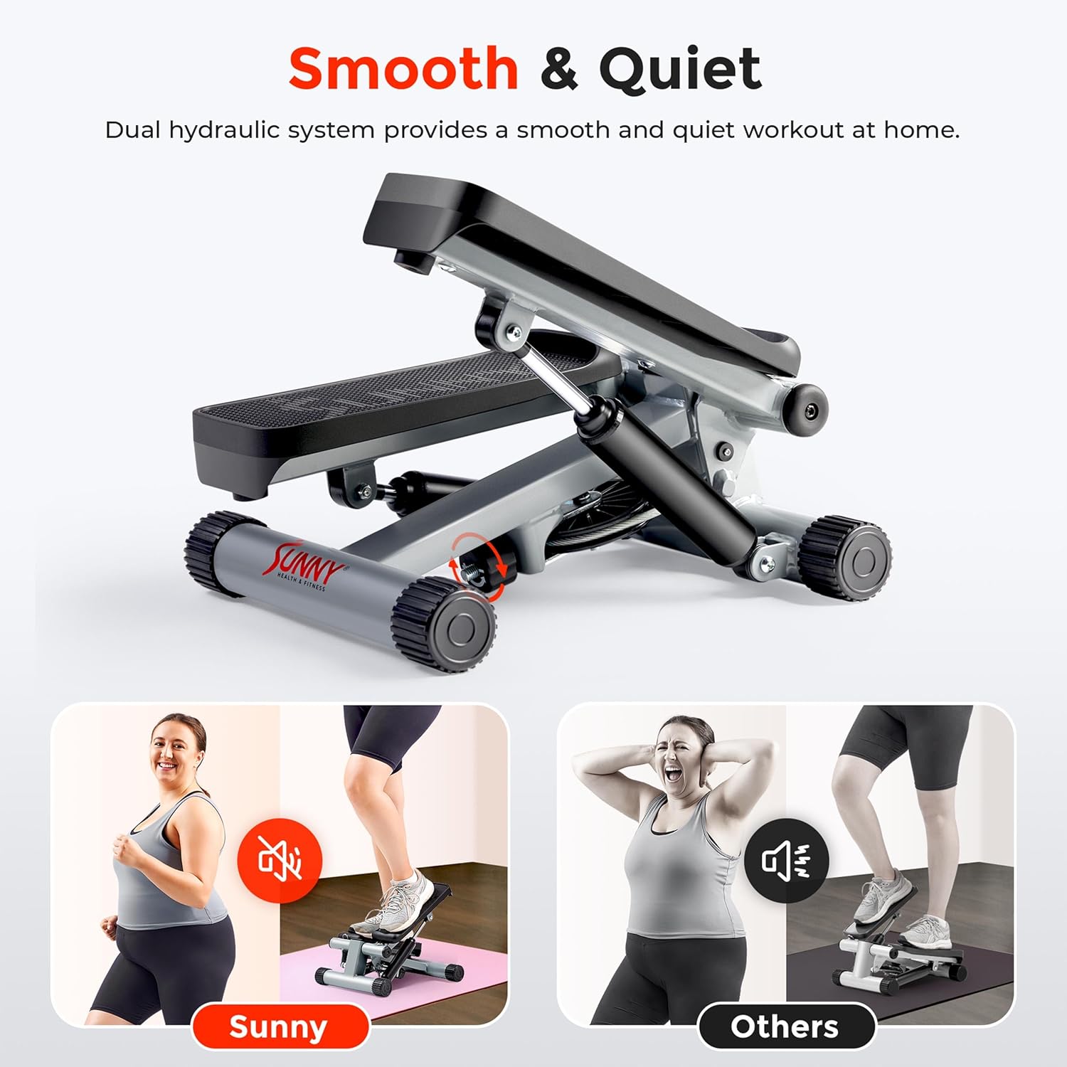 Thumbnail 3 de Sunny Health & Fitness Mini Steppers for Home Exercise 🧰)
