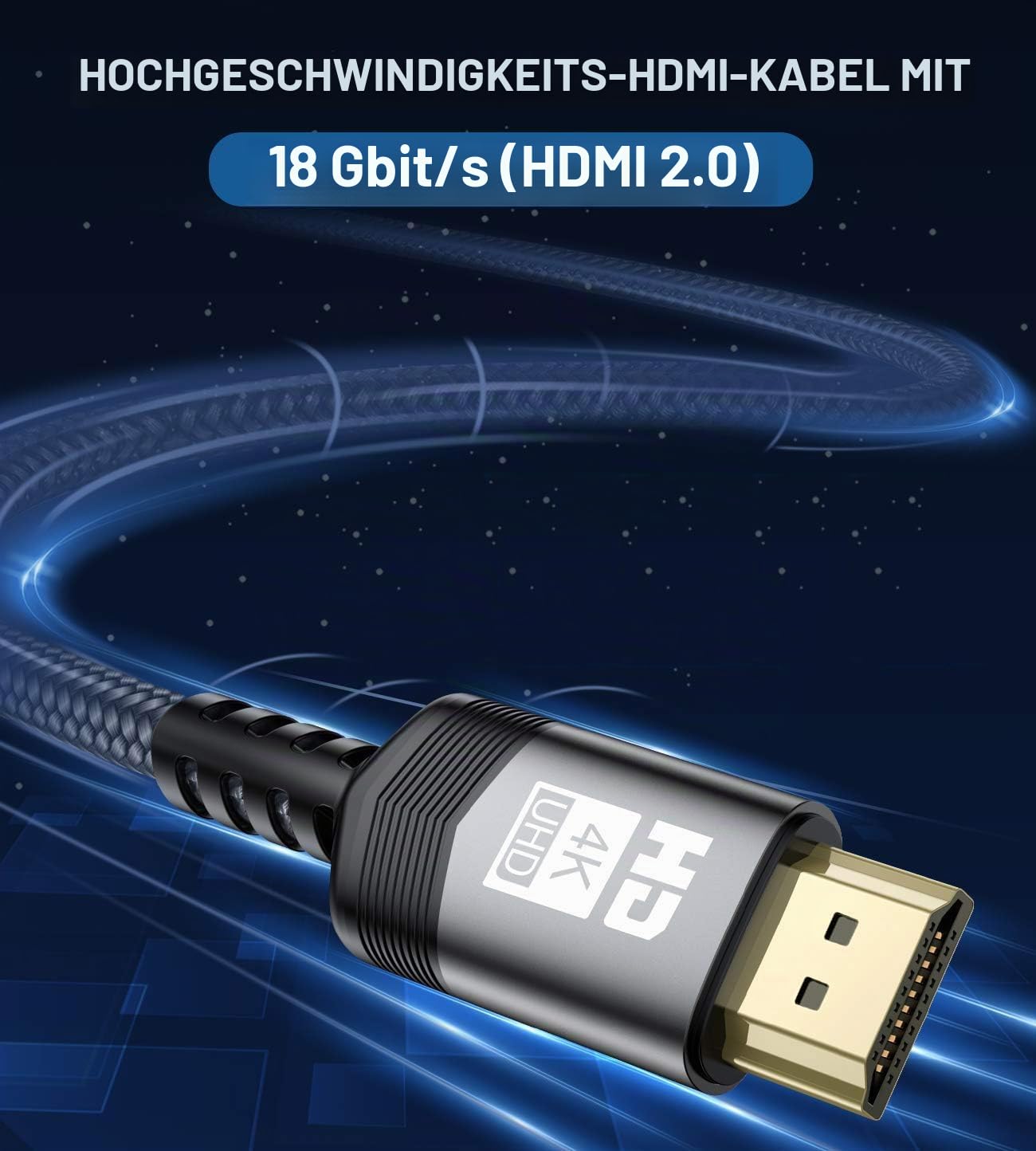 Detalle de sweguard 4K HDMI Kabel 7 m