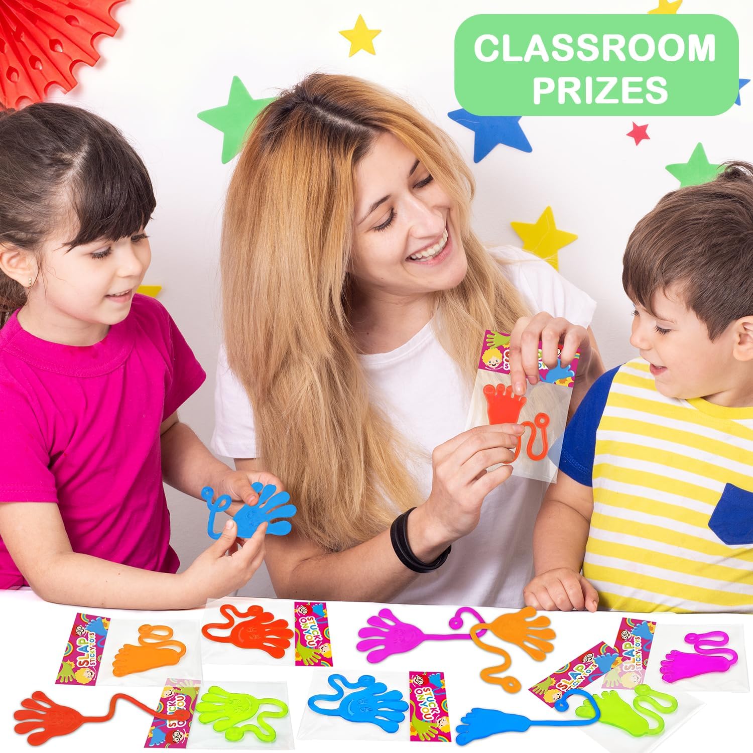Thumbnail 5 de Sticky Hands & Feet Party Favors 30 Pack