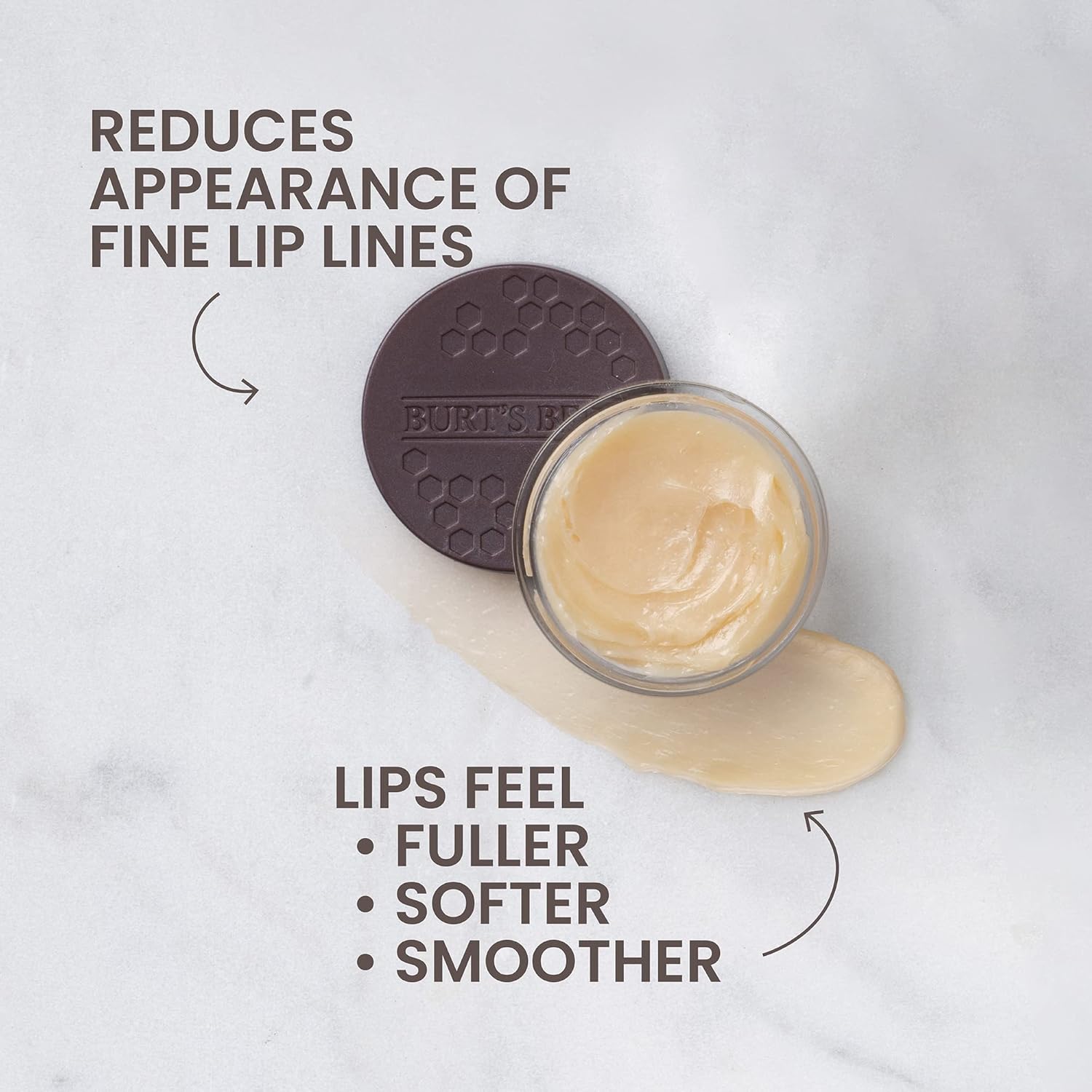 Detalle de Burt's Bees 100% natürlich Intensive Nachtpflege für die Lippen, 20 g