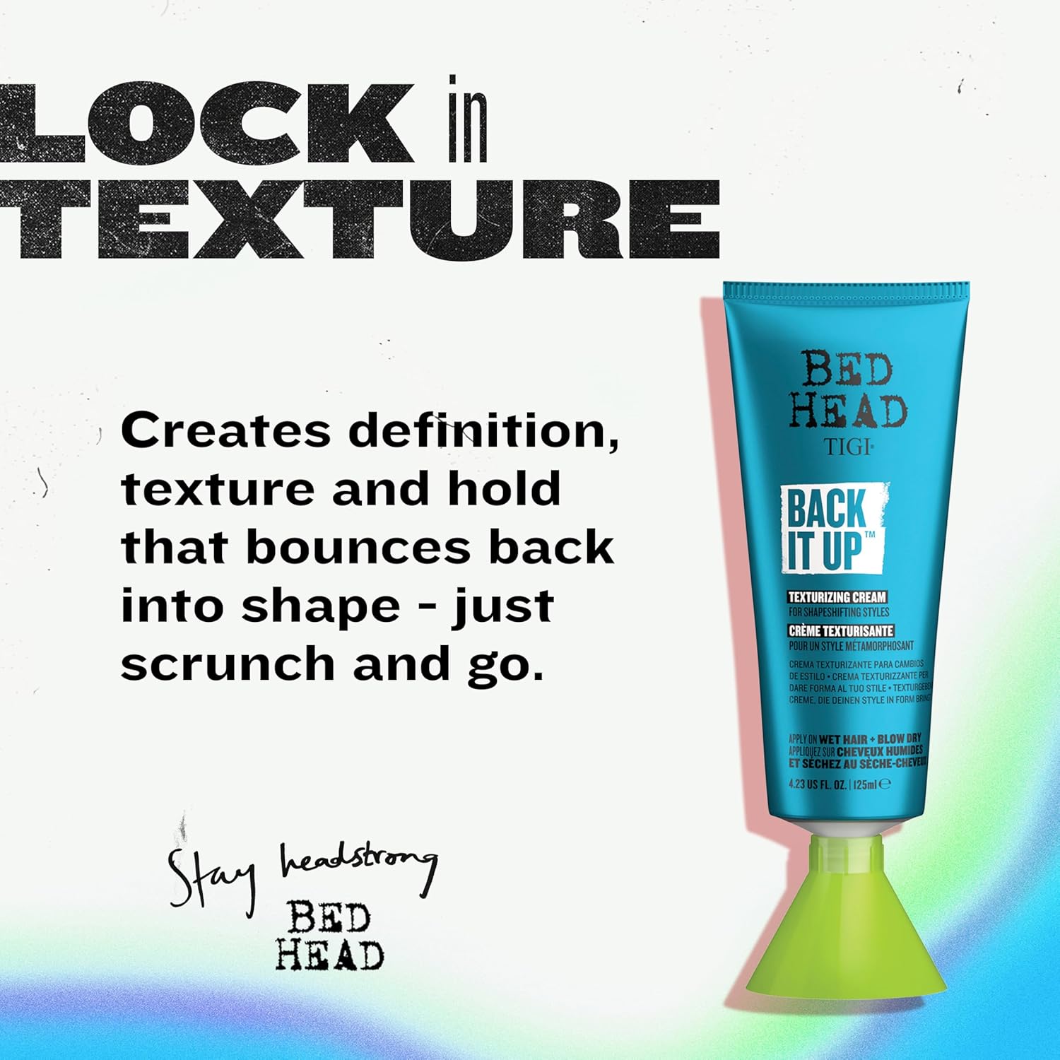 Thumbnail 1 de Bed Head by TIGI Back It Up 125ml crema cera texturizzante