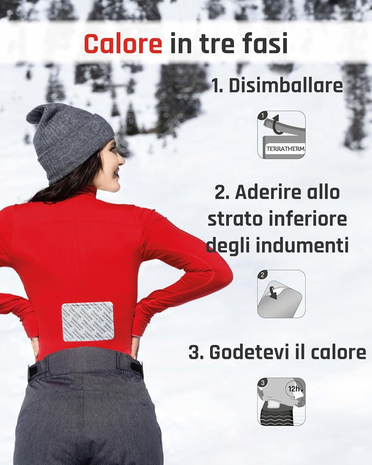 Detalle de Cerotti riscaldanti 12 ore per schiena 🩹