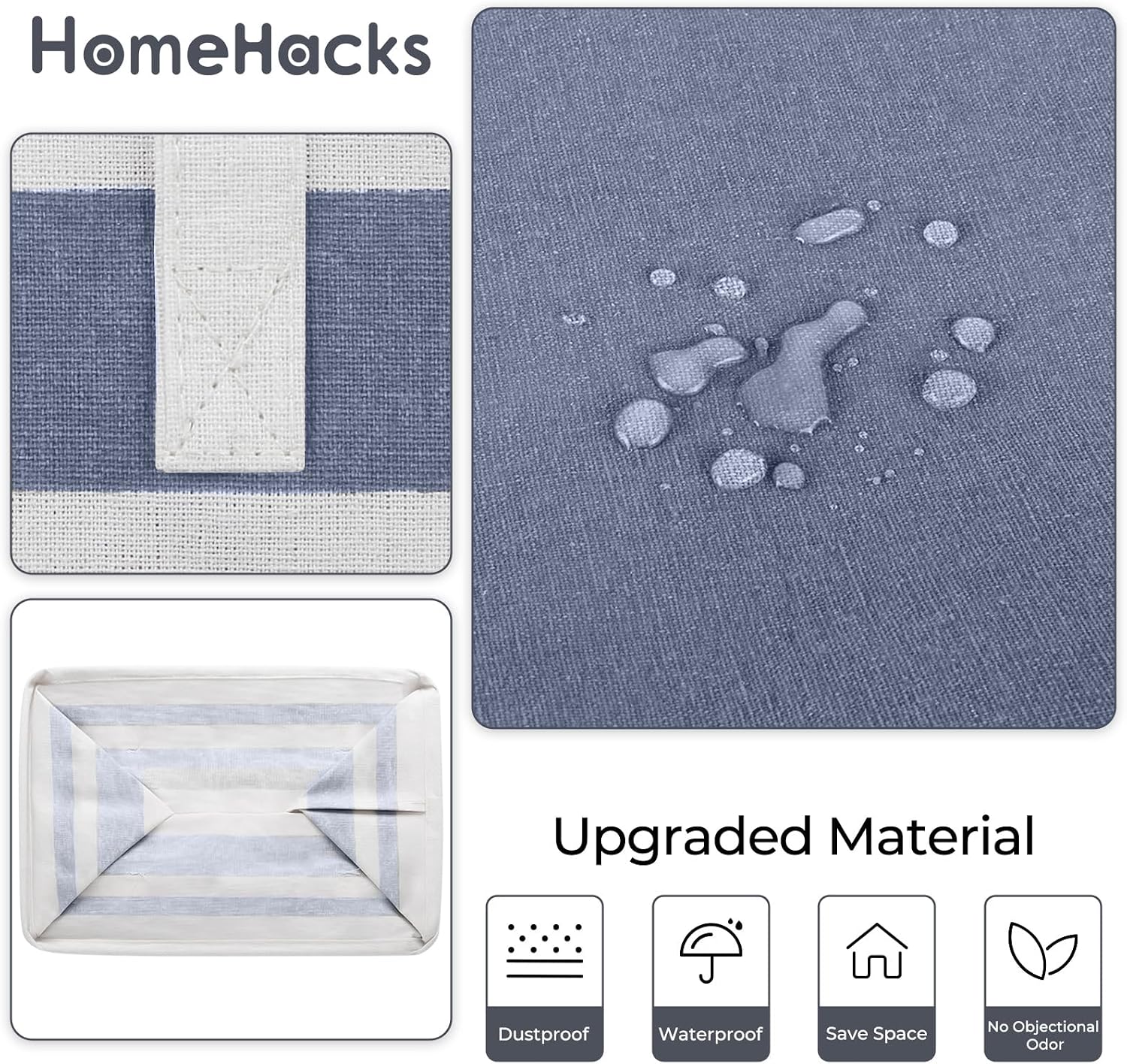 Detalle 1 de HomeHacks Laundry Hamper, 75L