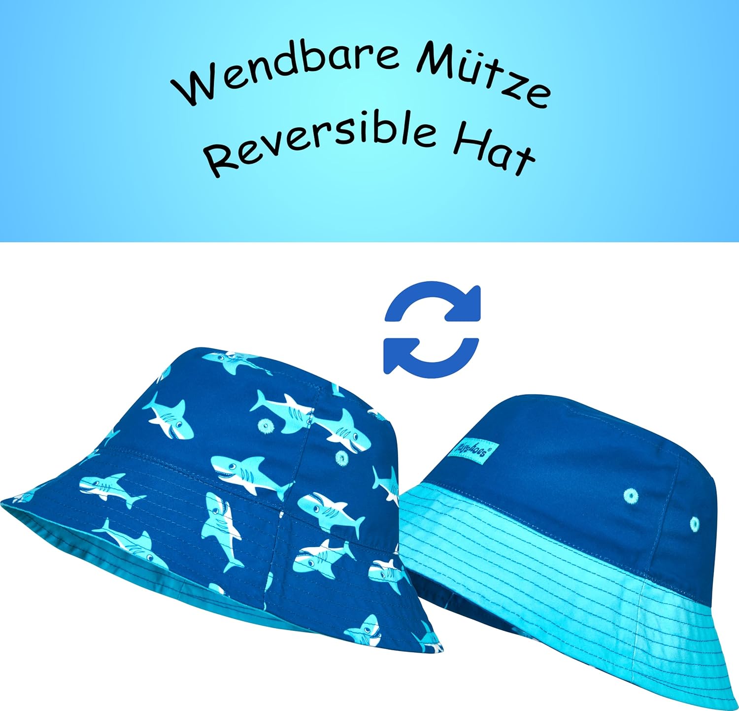 Thumbnail 2 de Playshoes Jungen Bademütze mit UV-Schutz (UPF 50+) – Fischerhut für Strand & Freibad