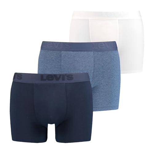 Detalle de Levi's Boxer Azul Blue Combo M — Pack de 3 🩲