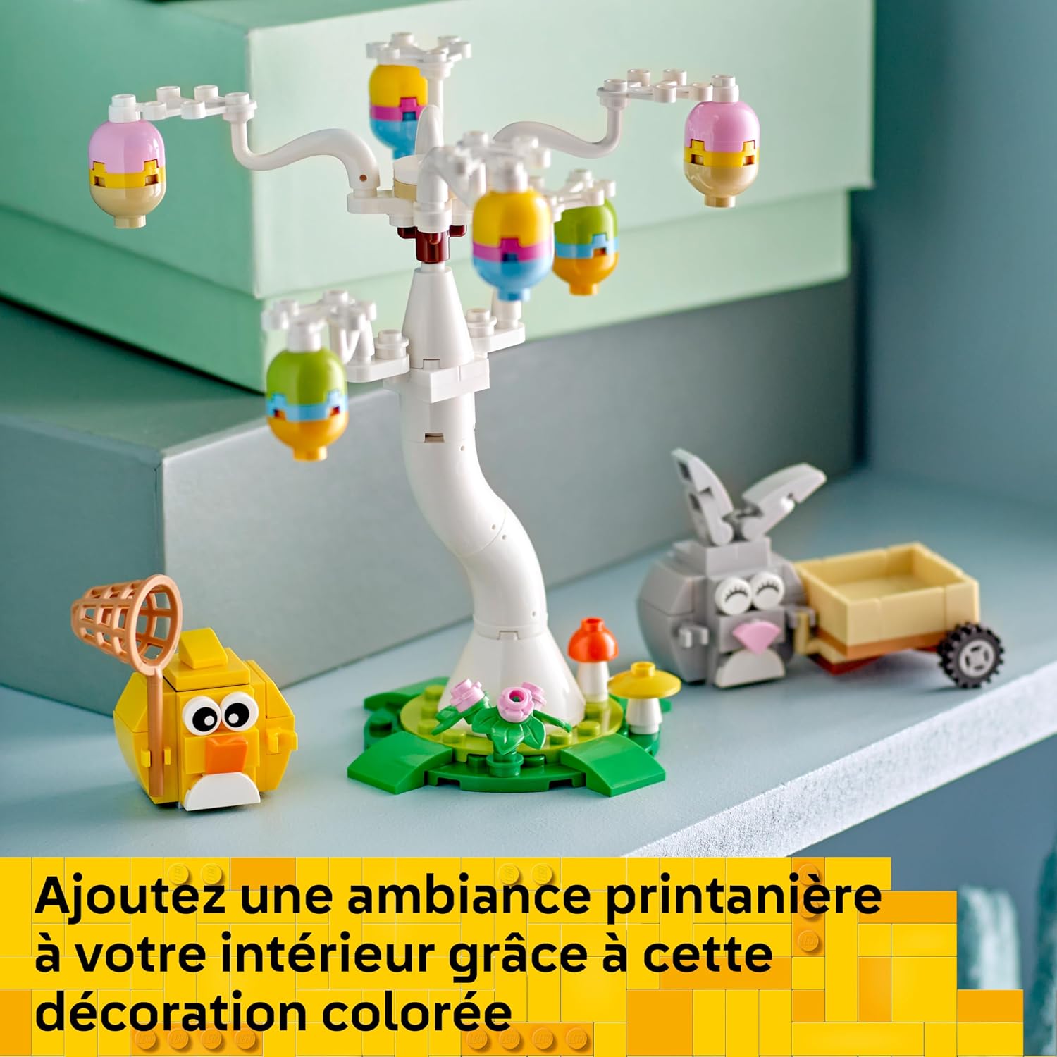 Thumbnail 6 de LEGO Le Lapin de Pâques et la Chasse aux Œufs (40808) – Kit créatif sur le thème de Pâques