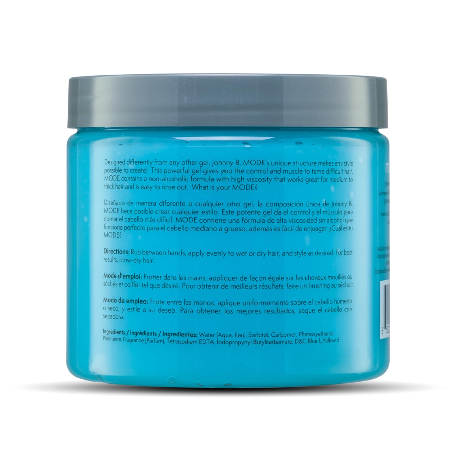 Thumbnail 2 de Johnny B. Mode Professional Hair Styling Gel (Alcohol-Free, No-FlaKe, Long Lasting) — Hold 6/10, Shine 8/10