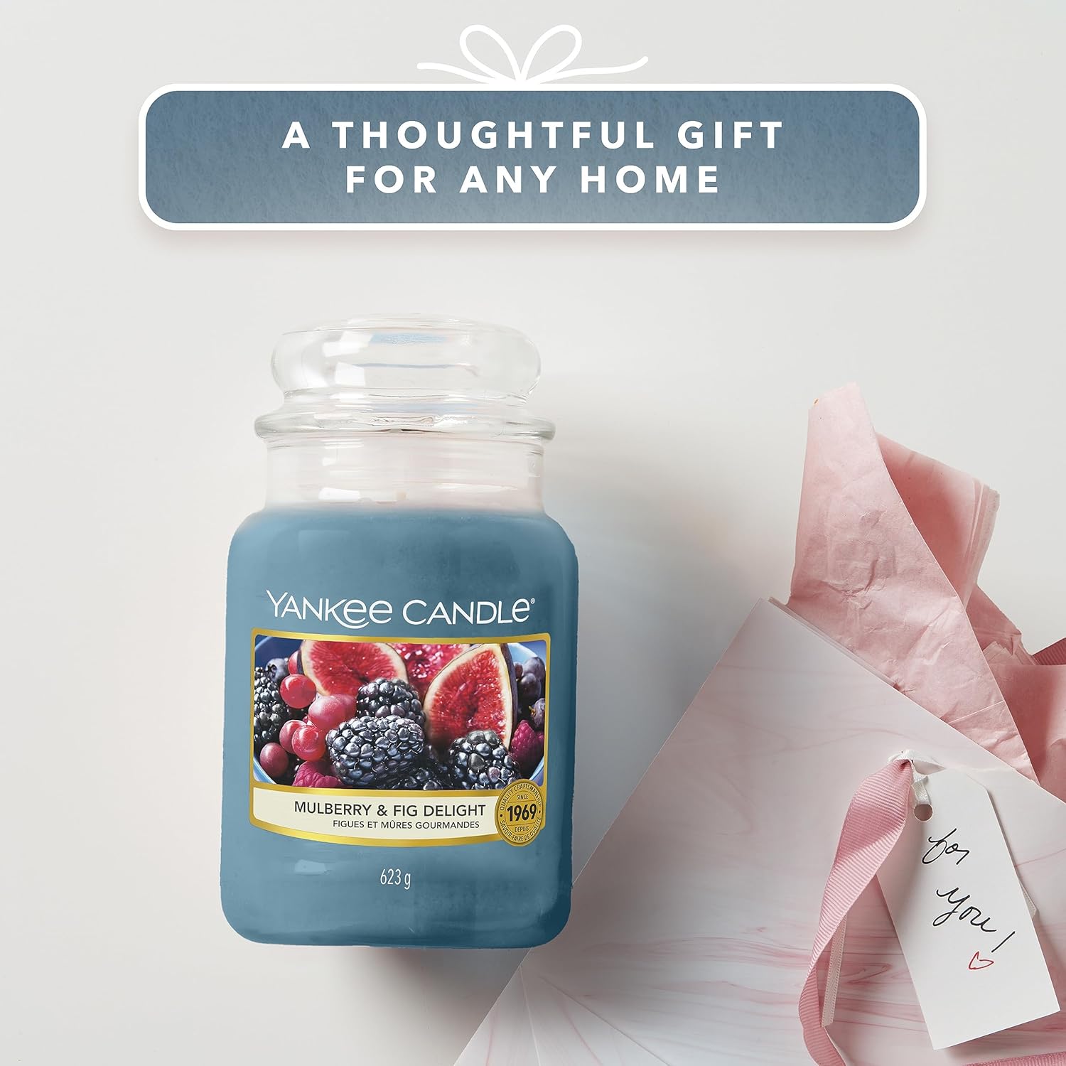 Thumbnail 4 de Yankee Candle bougie parfumée Figues et mûres gourmandes – format jarre, longue durée