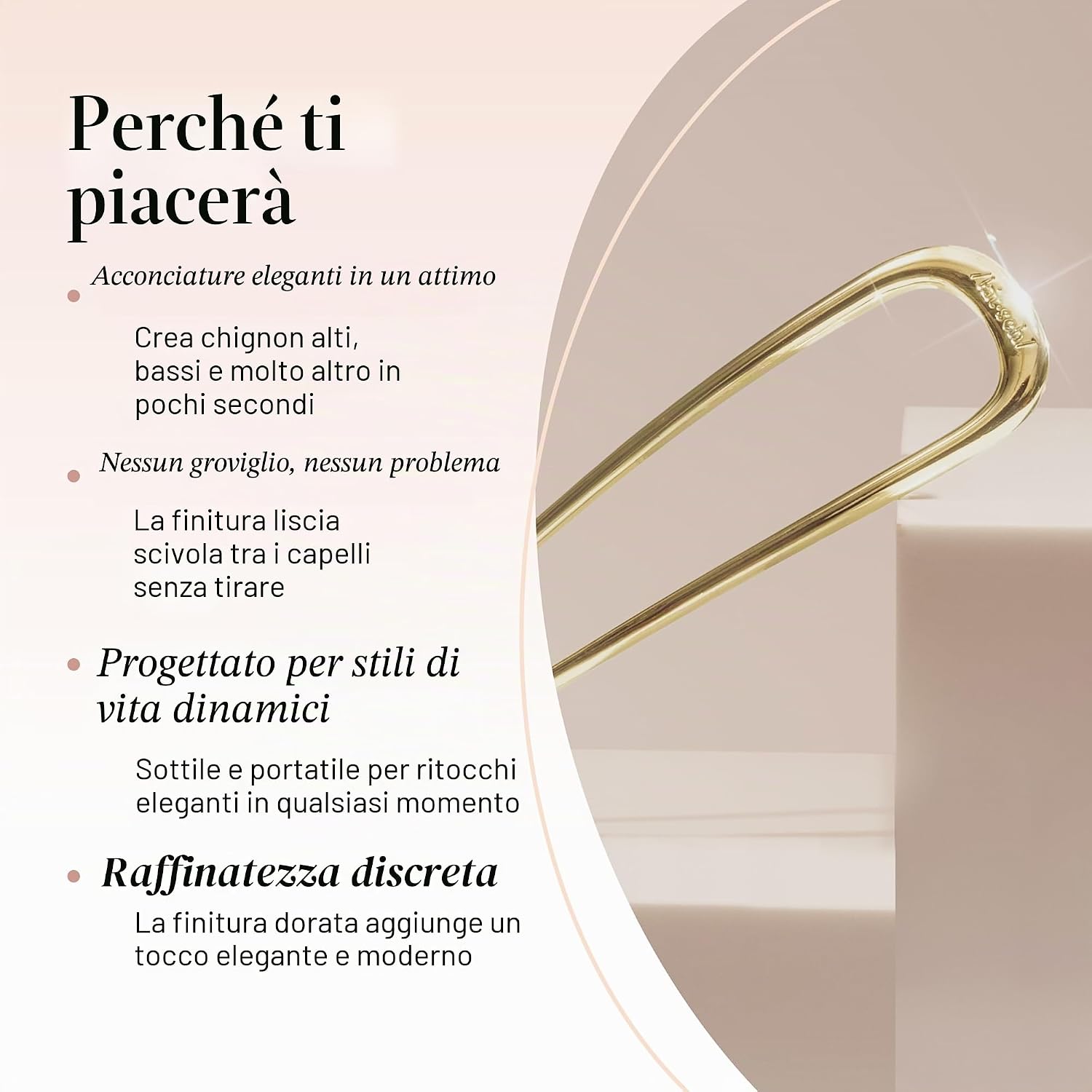 Thumbnail 2 de Kitsch Fermaglio Francese Capelli