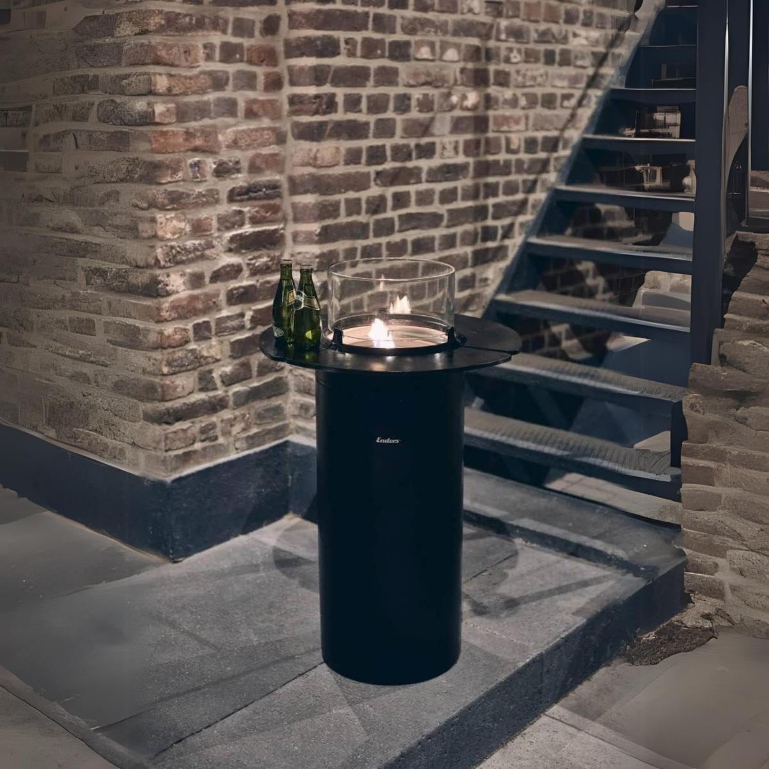 Thumbnail 6 de Enders NOVA LED L BLACK – Gas-Terrassenfeuer mit Ambientebeleuchtung, ECO GREEN Brenner-Technologie