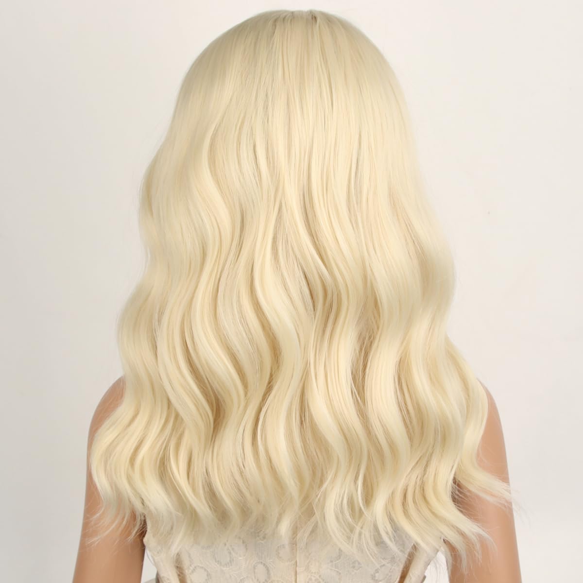 Detalle 2 de PATTNIUM Kids Blonde Wig, 12-Inch