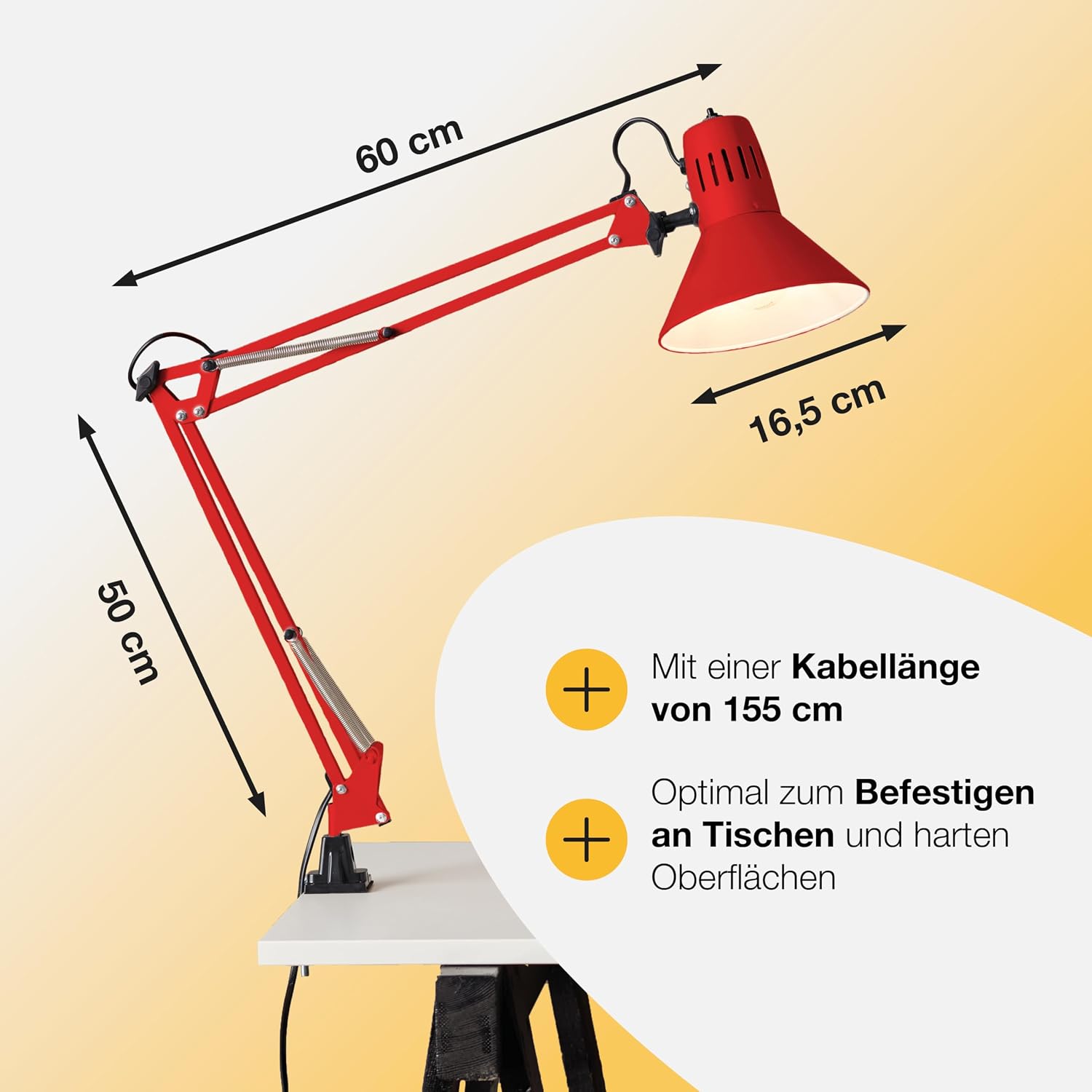 Detalle de Brilliant Hobby lampada a clip 40W E27