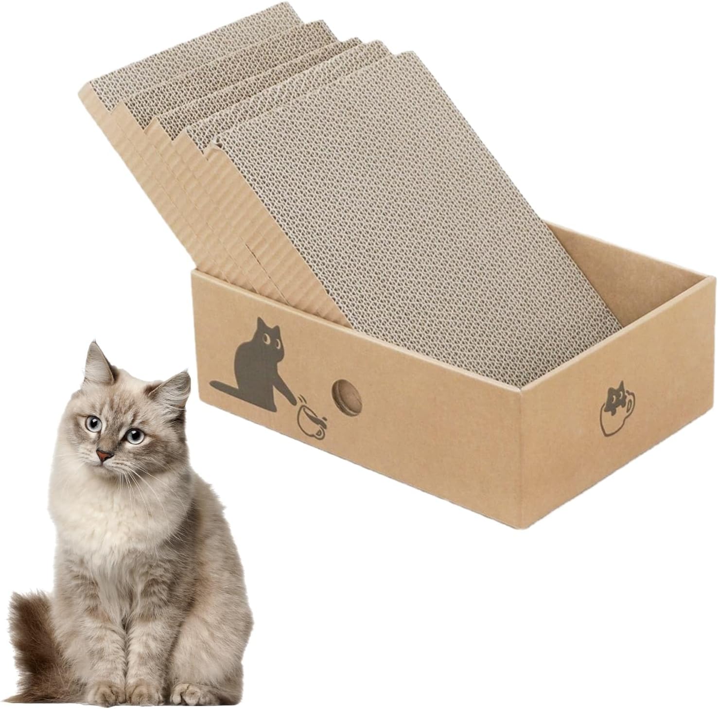 Detalle de 5-in-1 Cat Scratching Pad, 5 Boards
