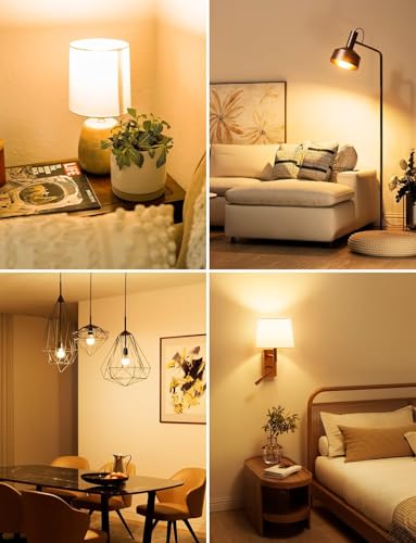 Detalle de Lepro Lot de 6 Ampoules LED E14-4,2W (40W équivalent) 470 lm - Blanc chaud 2700K - Non dimmable, format P45, culot vis E14
