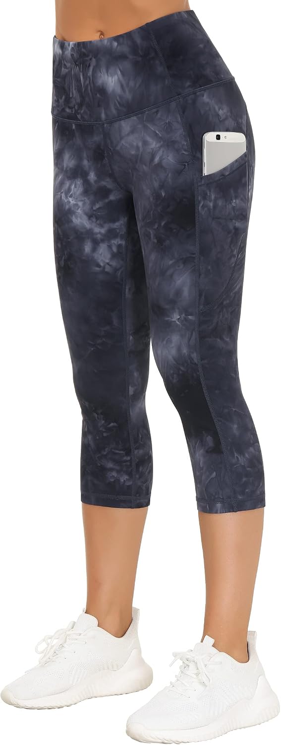 Detalle 2 de THE GYM PEOPLE High Waist Capris Yoga Pants