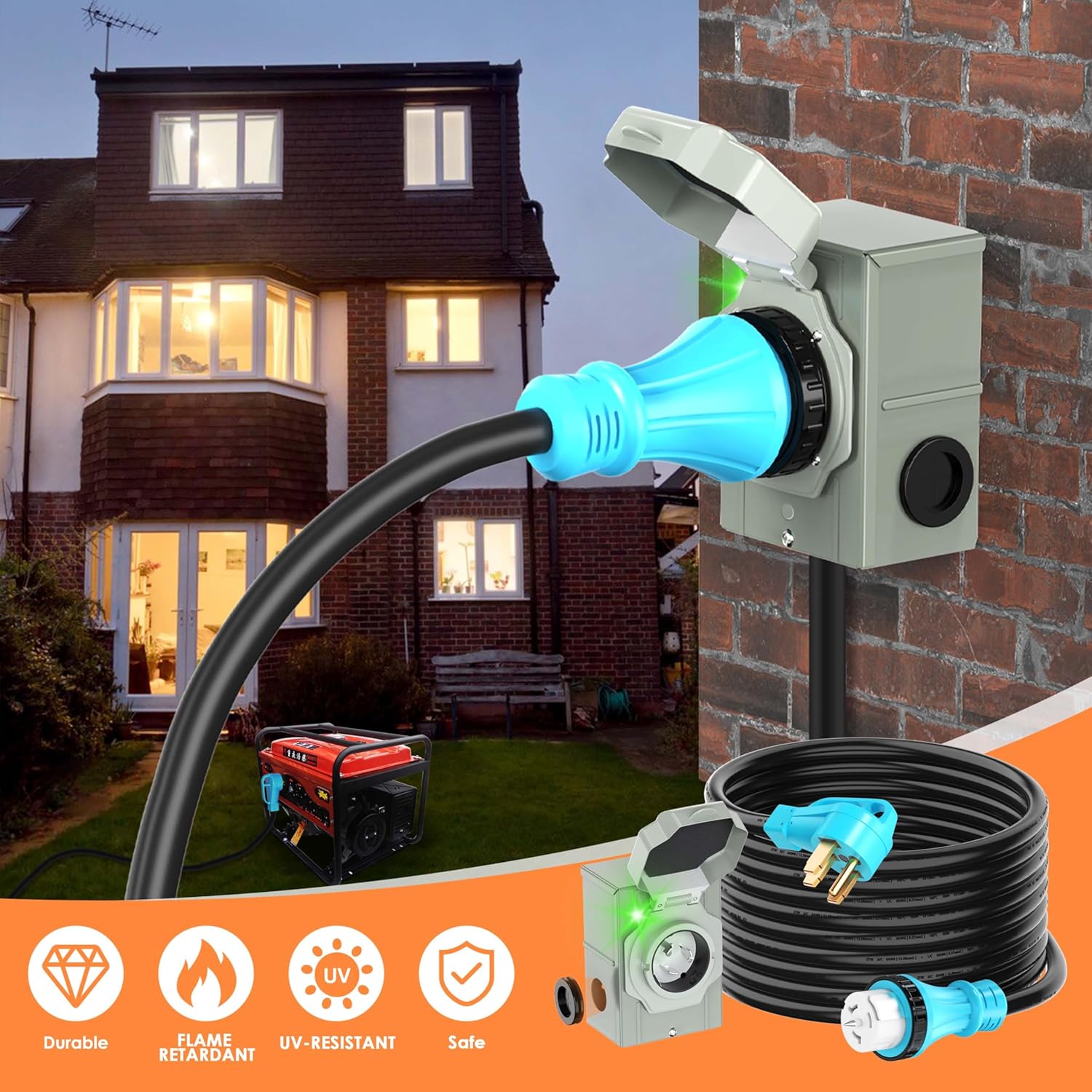 Thumbnail 5 de CircleRiver 50A Generator Power Inlet Kit 🔌