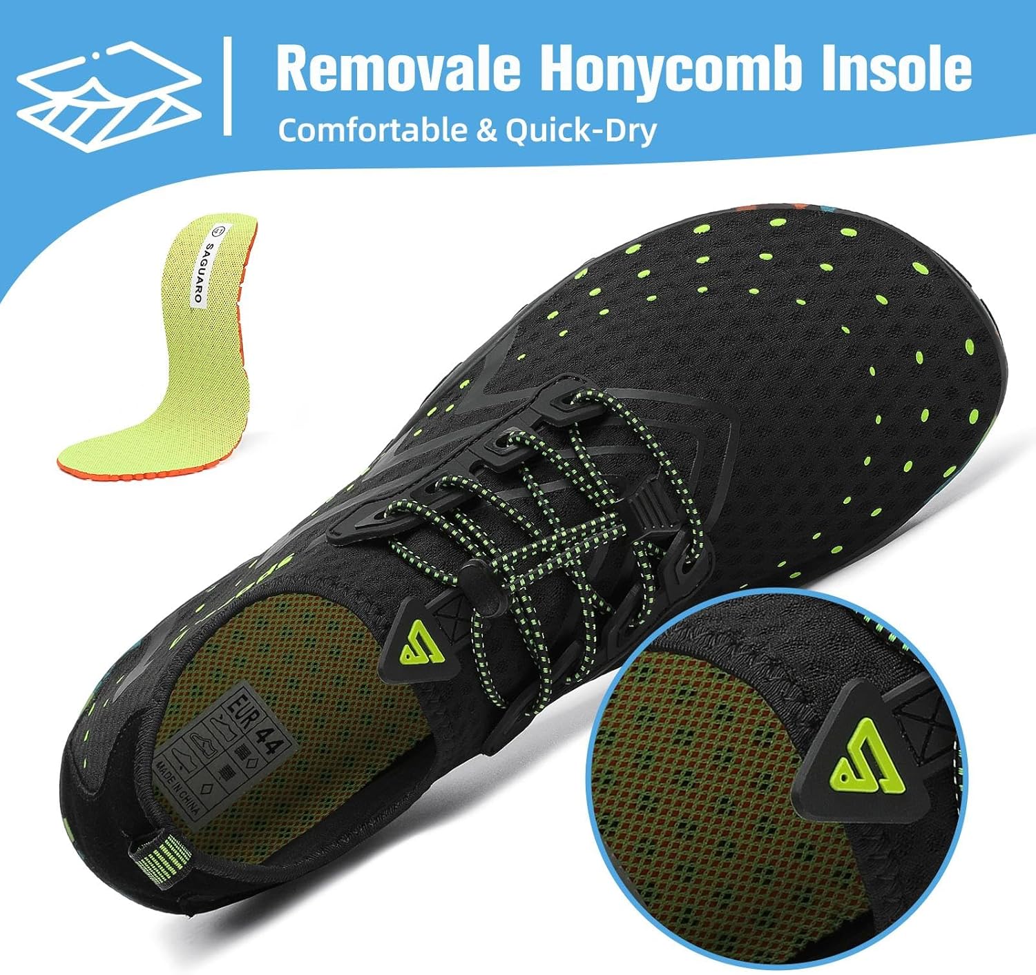 Thumbnail 4 de Mishansha Water Shoes for Women & Men — Quick-Dry, Drainage Hole Aqua Shoes