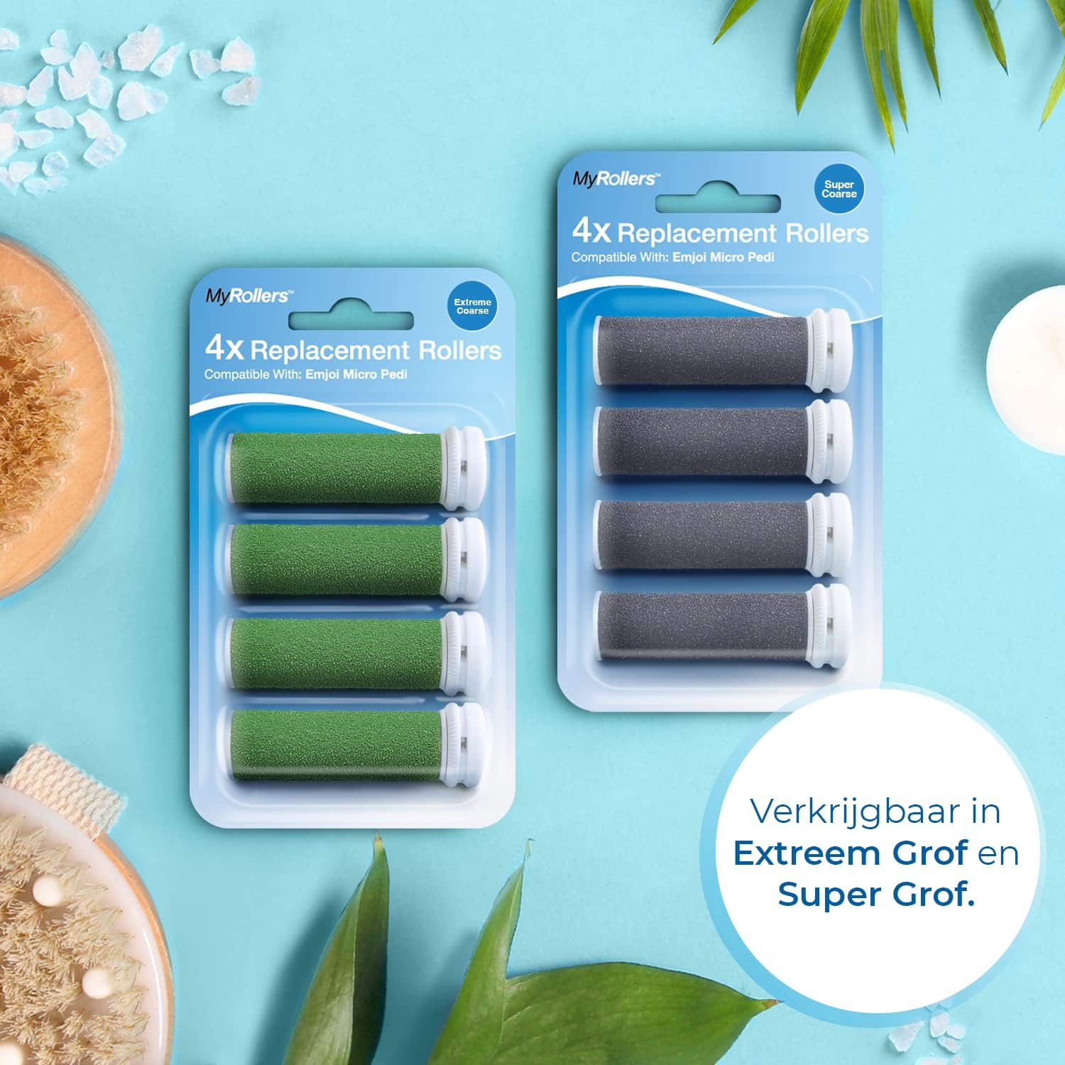 Thumbnail 6 de My Rollers RR-MP1 vervangingsrollers voor Emjoi Micro-Pedi, extra grof, blauw