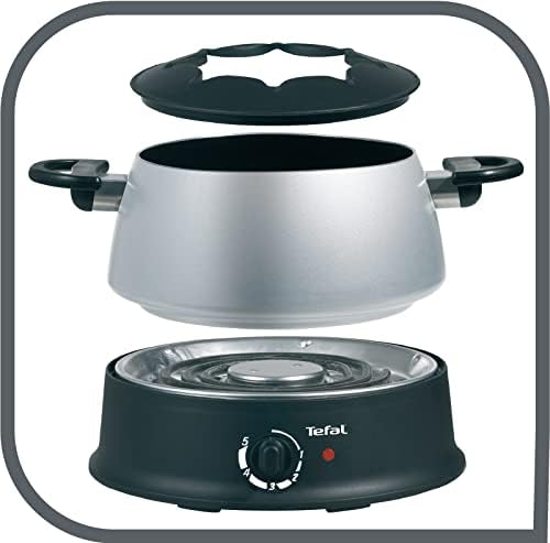 Detalle de Tefal Multi Caquelon EF3000.10 fondueapparaat voor 6 personen met antiaanbaklaag