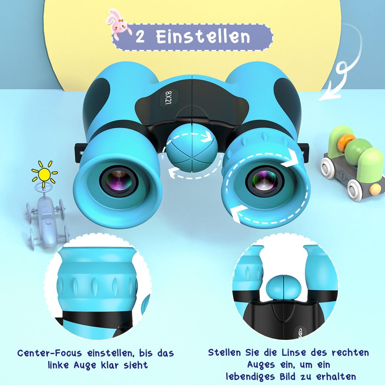 Thumbnail 4 de Kinder Fernglas 8X21 Vogelbeobachtungs-Handbuch