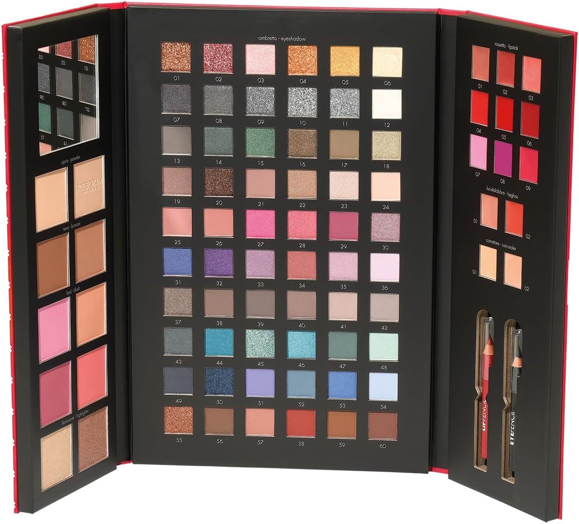 Thumbnail 1 de Deborah Milano Trousse Set Regalo Donna Make Up Beauty Gift n.4 Large: palette, rossetti, gloss e polveri viso per un look modulabile