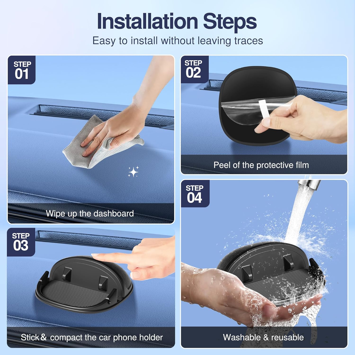 Thumbnail 5 de Loncaster Car Phone Holder silicone anti-slip pad