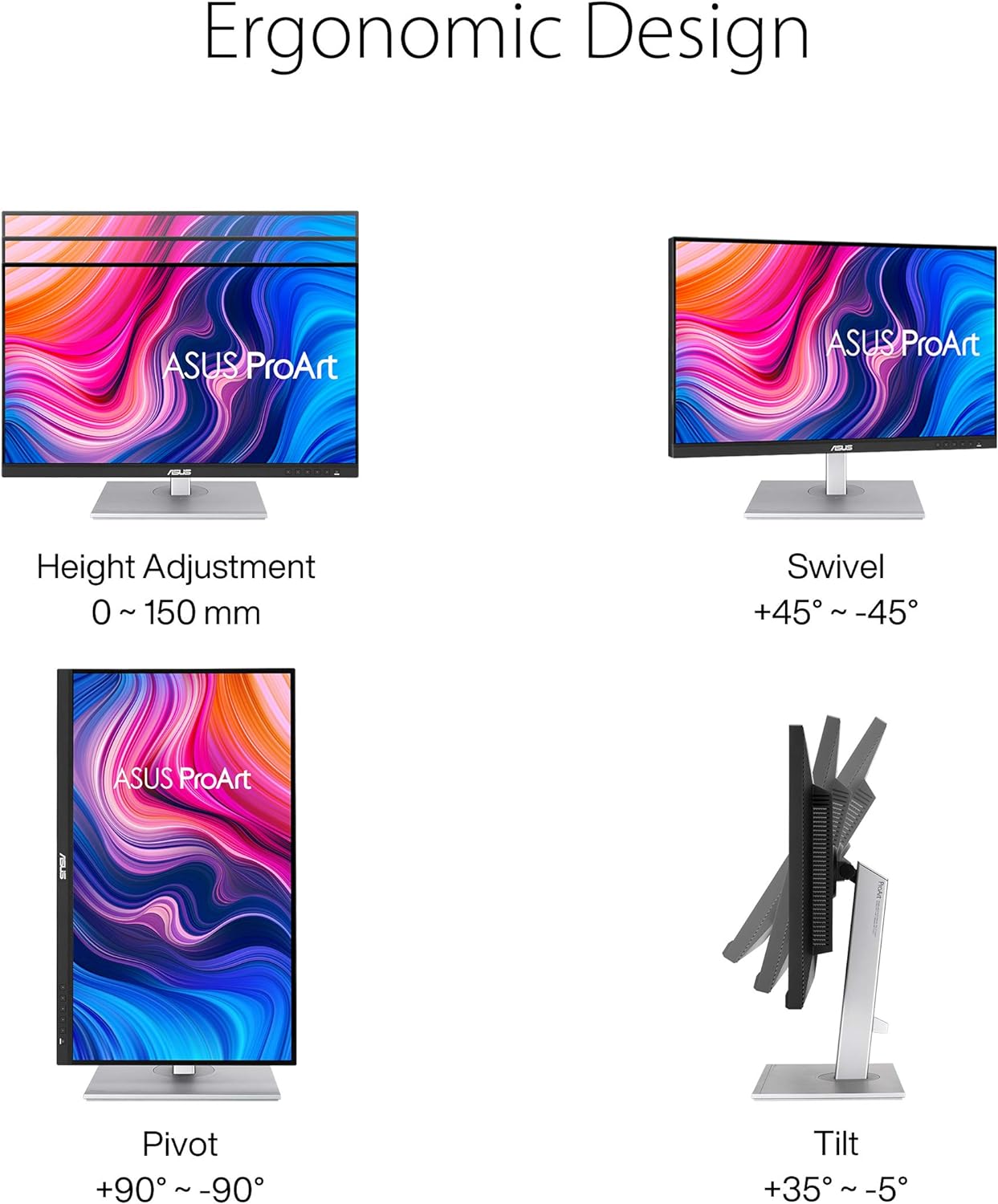 Thumbnail 6 de ASUS ProArt Display PA279CV 27-inch 4K UHD IPS professional monitor with USB-C