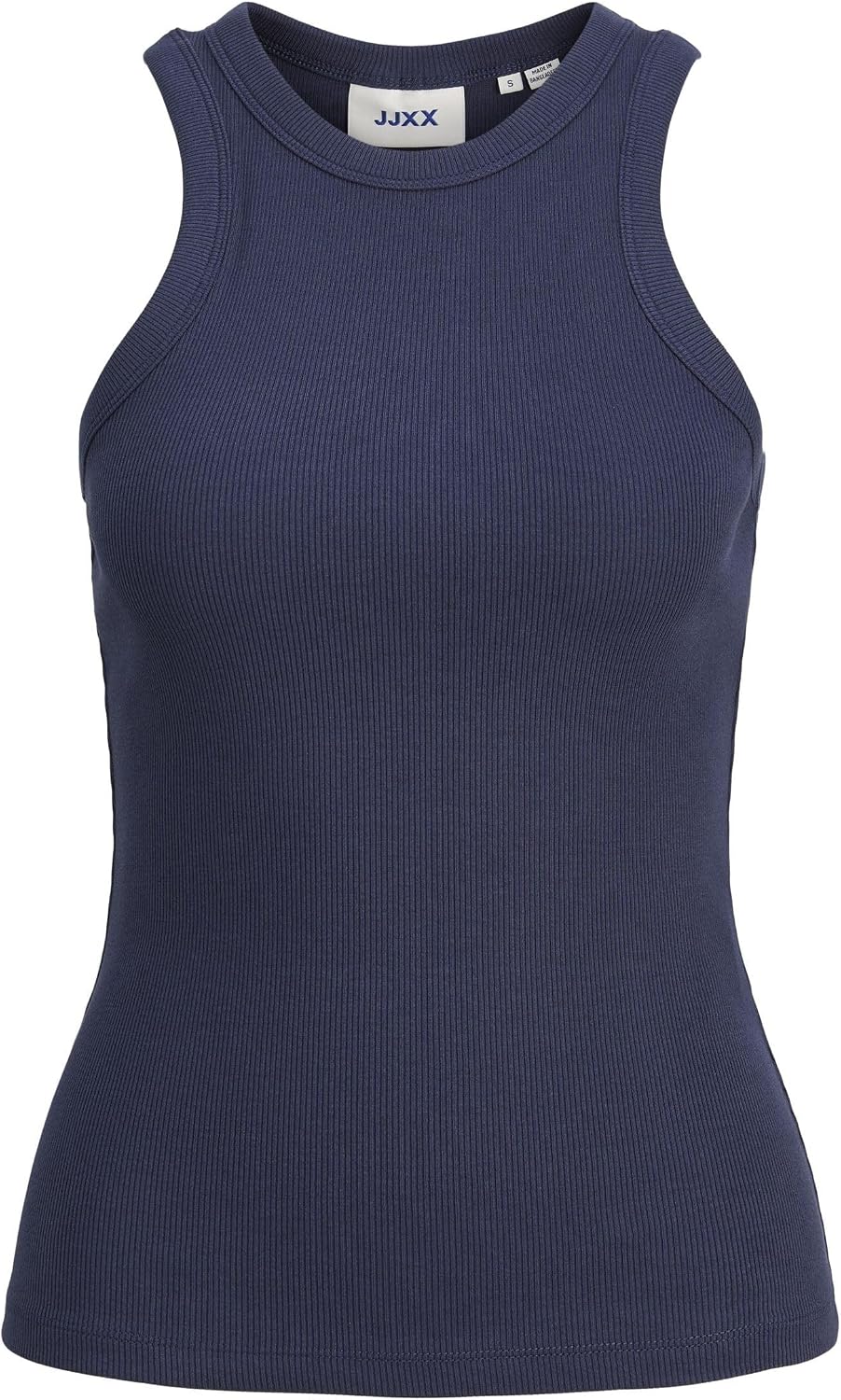 Detalle 2 de JJXX Jxforest STR SL Rib Top JRS Noos Femme – Débardeur côtelé à col rond sans manches