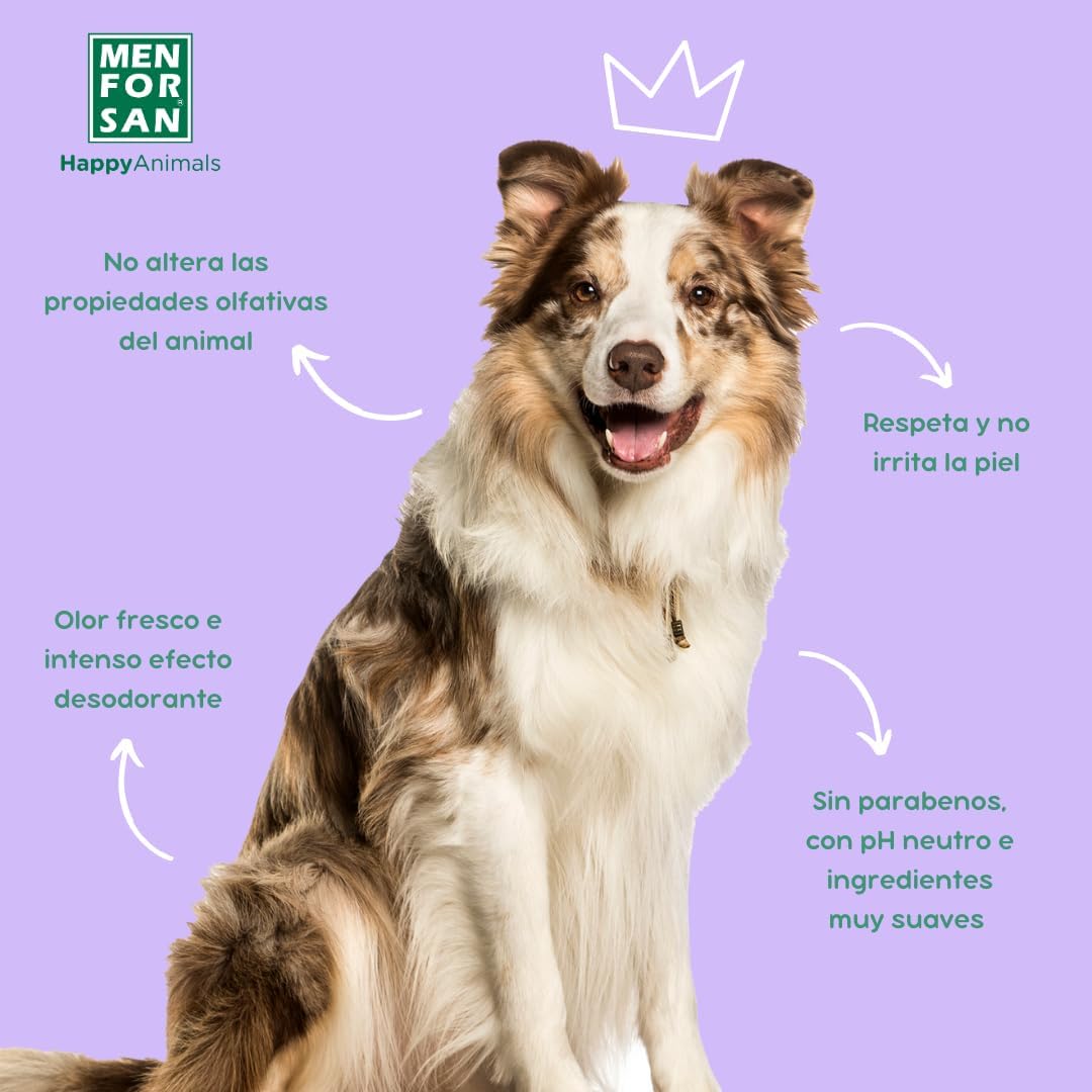 Thumbnail 1 de Menforsan Acqua di Colonia di mora per cani 125 ml, confezione da 3