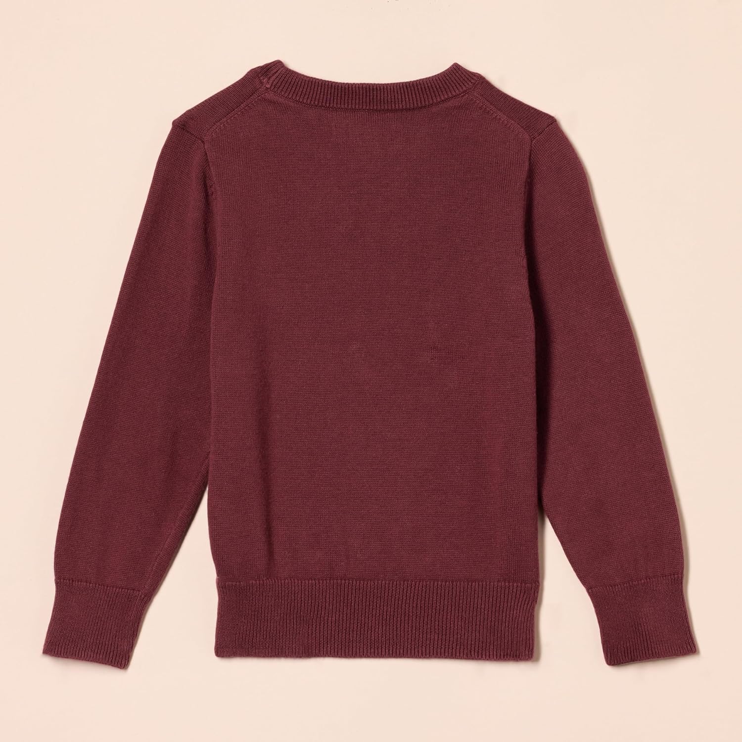 Detalle de Amazon Essentials Jungen Pullover mit Rundhalsausschnitt aus Baumwolle – einheitliche Schul-Optik