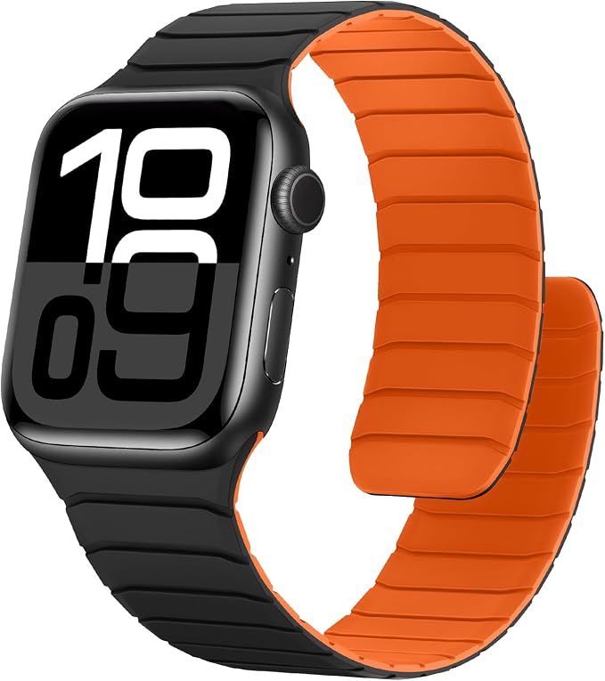 Detalle de Sixmoat Correa de Silicona Magnética para Apple Watch 38-42mm