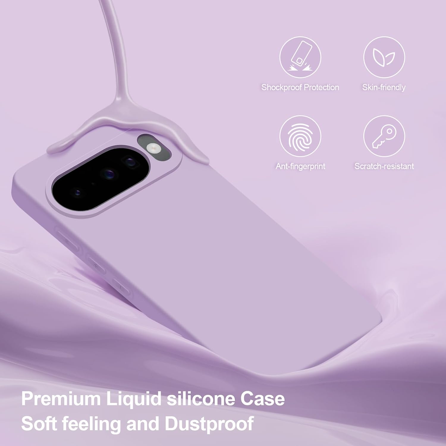 Thumbnail 2 de Btstring Case for Google Pixel 10 / Pixel 10 Pro — Soft Silicone Case with Upgraded Camera Protection