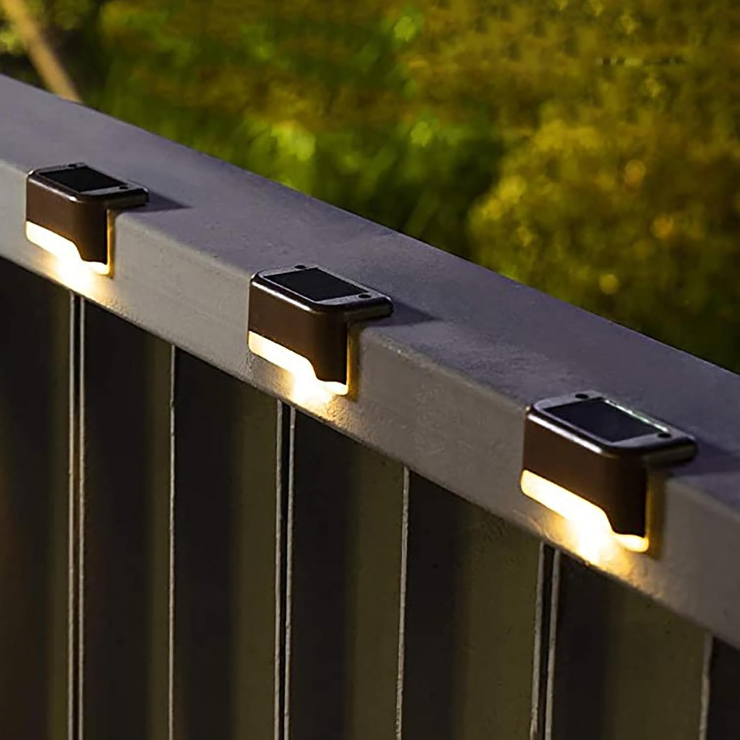Detalle de Solpex Solar Fence Lights 12-pack warm white