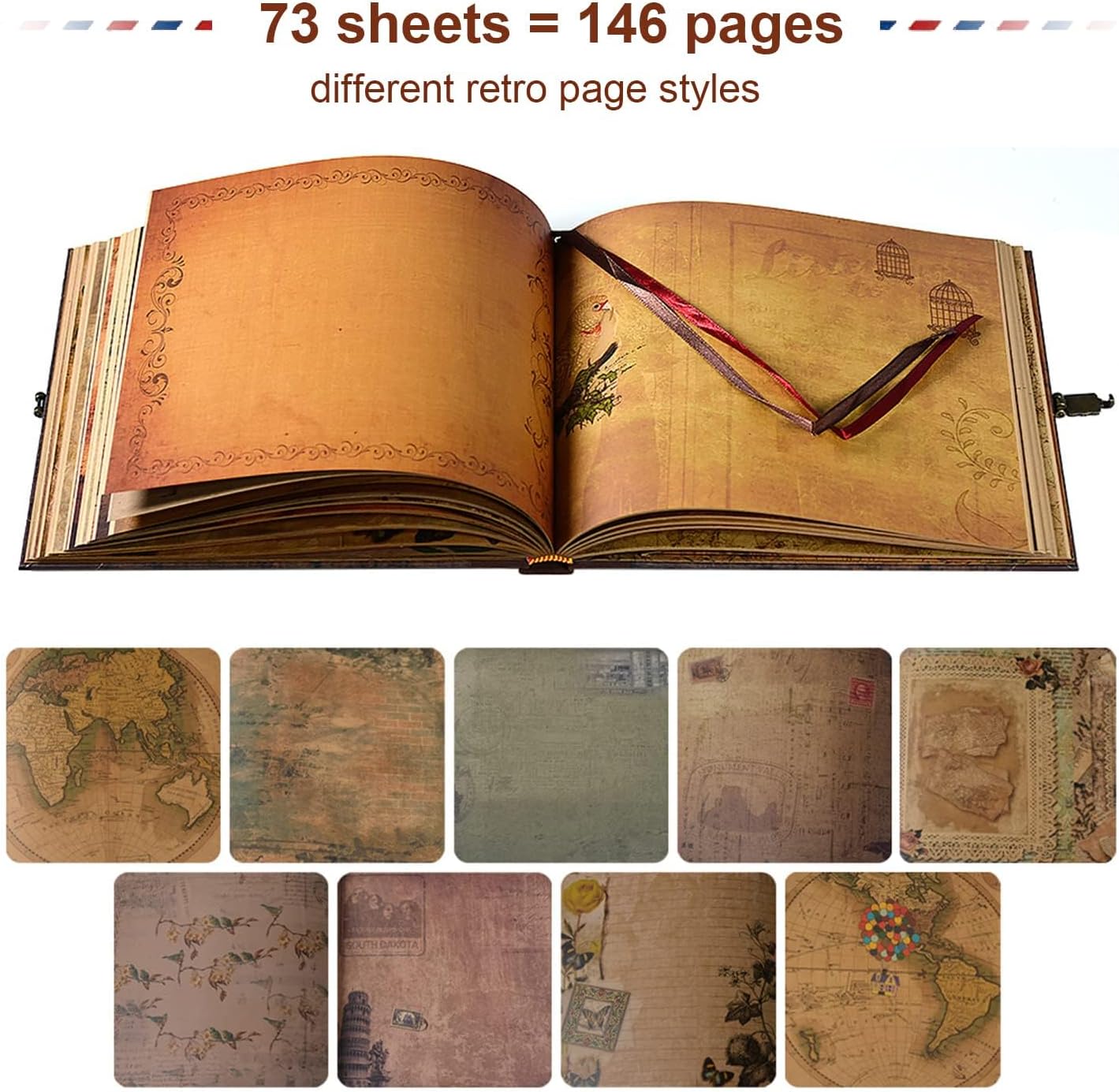 Thumbnail 2 de Our Adventure Book Fotoalbum Vintage zum Selbstgestalten 📚