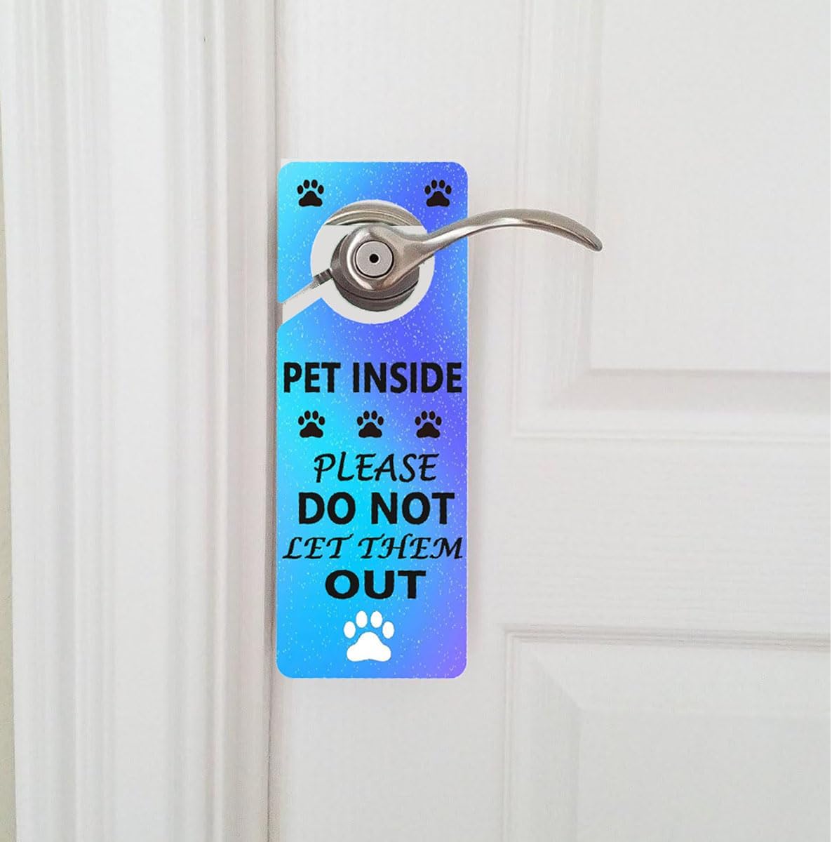 Detalle 1 de PVC door hanger sign, 2-pack