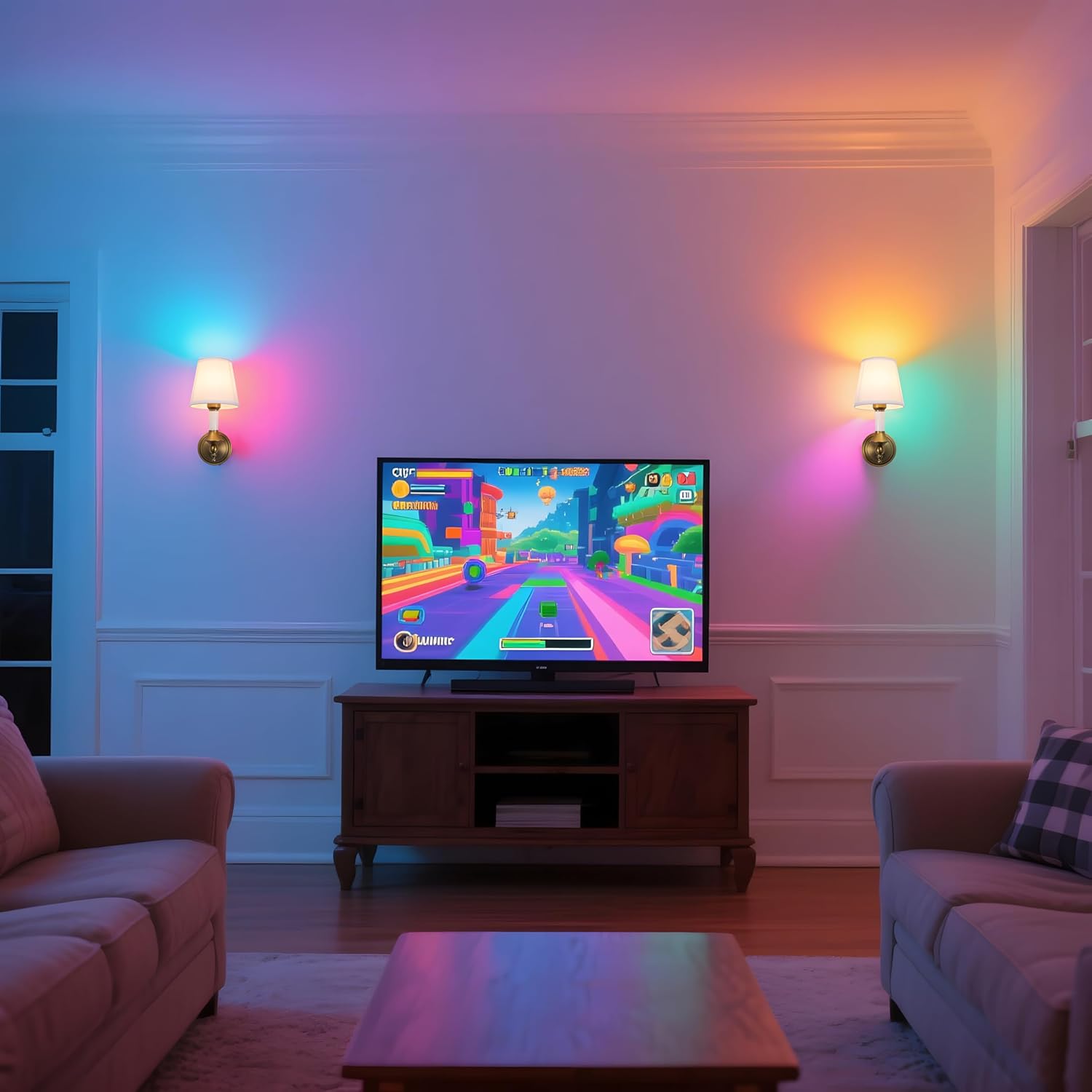 Detalle 2 de Phansthy rechargeable wall sconces