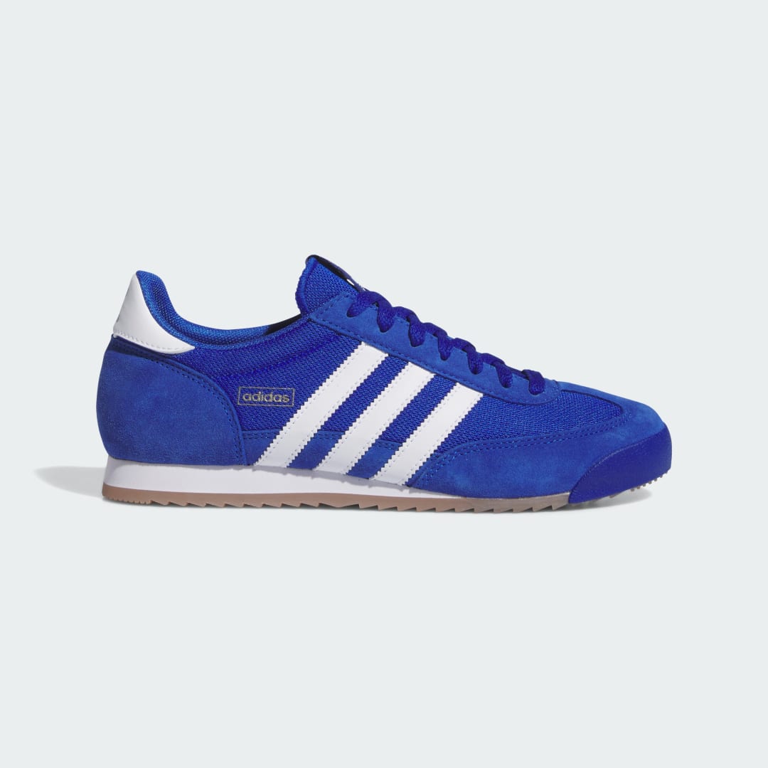 Detalle de Zapatilla R71 de Adidas – color azul