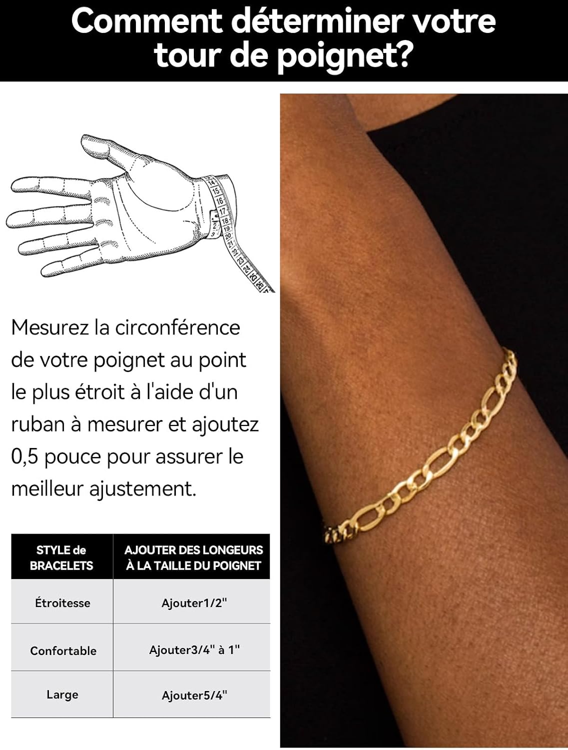 Thumbnail 4 de ChainsHouse Gourmette Figaro 19/21 cm ⛓