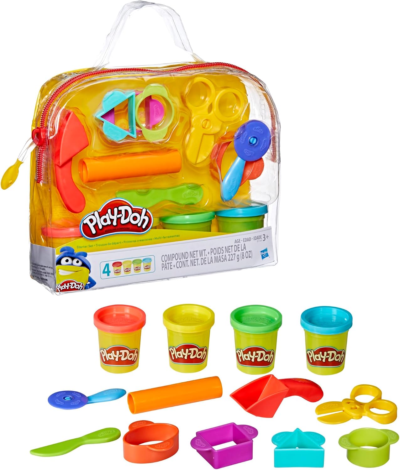 Detalle de Mon 1ER KIT PDOH Hasbro HAOB11695L0 : kit créatif Play-Doh pour les enfants à partir de 3 ans