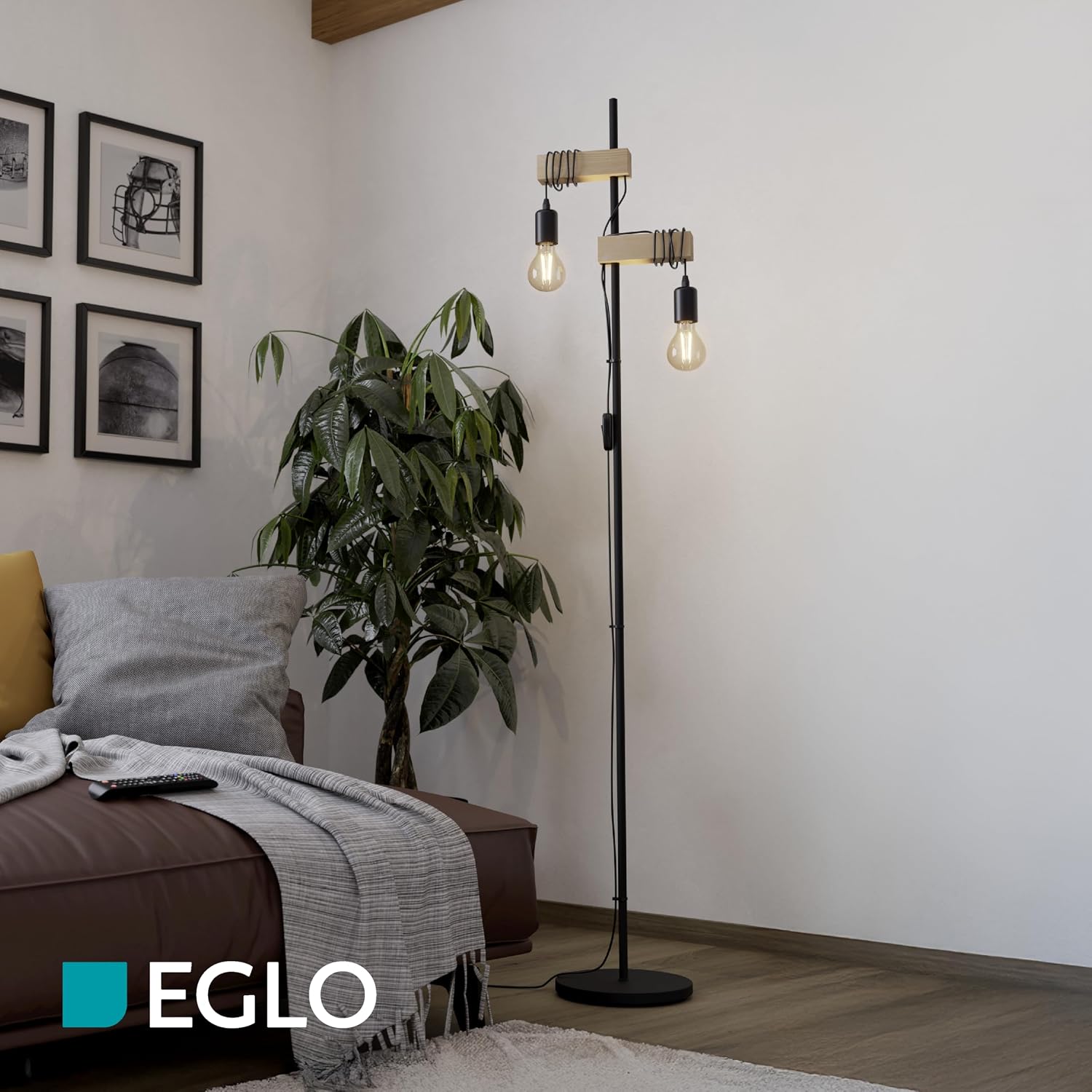 Detalle 2 de Eglo TOWNSHEND lampadaire 166,5 cm